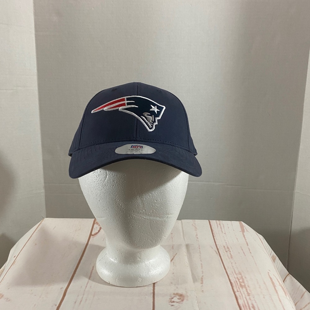 NFL Team Headwear New England Patriots Hat Navy Blue Adjustable Strapback Cap
